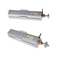 Rail de guidage linéaire large de 120 mm, course efficace de 50-500 mm, vis de précision HGR15, table coulissante manuelle entièrement fermée et anti-poussière