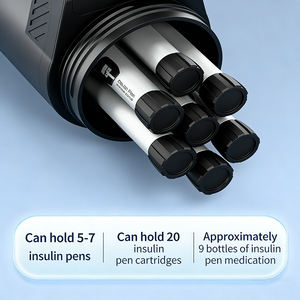 กล่องเก็บอินซูลินแบบพกพา ชาร์จไฟได้, ตู้เย็นยาขนาดเล็กพิเศษสำหรับใช้ในรถยนต์, ถ้วยทำความเย็นที่ได้รับการรับรองจากสายการบิน - Product Image 6