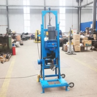Mini-pompe de forage rotative électrique portative XL DRILL 3 kW, profondeur max. 1000 m pour la conservation des puits d'eau