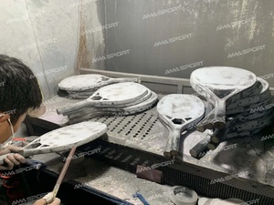 2024 cho Ama thể thao chất lượng cao OEM tùy chỉnh 3K 12K 18K sợi carbon padel vợt nhà sản xuất chuyên nghiệp in ấn - Product Image 6