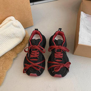 Women's Luxury Designer Chunky Sneakers High Quality Casual Fashion Walking <b>Shoes</b> Comfortable Cushioning Breathable Leather - Product Image 4