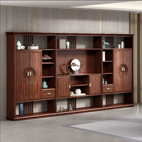 Nouveaux meubles de bureau de luxe chinois chocolat bois massif haut de gamme Table de direction bureau exécutif bois pour PDG