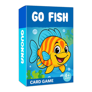 Gioco di Carte Personalizzato QUOKKA - Carte da Gioco in Carta per Bambini 4-8 Anni, Divertente Gioco da Viaggio per Famiglie, Educativo, Vendita all'Ingrosso - Product Image 2