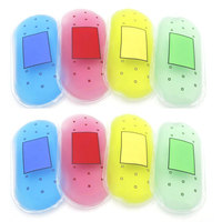 Compresse chaude/froide réutilisable en gel PVC de style bandage, vente en gros d'usine, pour enfants, soulagement de la douleur par le froid, marque Badu