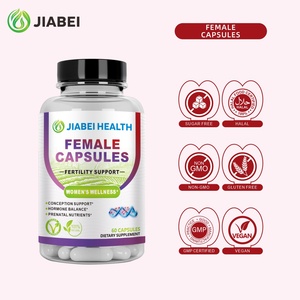 Aangepaste supplementenfabrikant Vrouwen Capsules Voedingssupplementen Hormonale Balans Regulatie Groothandel Vitaminen OEM <span class=keywords><strong>Capsule</strong></span> - Product Image 1
