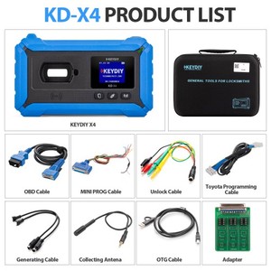 מפתח KD-X4 kdx4 <span class=keywords><strong>5</strong></span> in-1 מתכנת מפתח משלב kd max, kd max ו-kd מיני prog עבור זיהוי מפתח/יצירה/העתקה 35% כבוי - Product Image 2