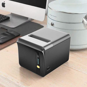 Mini impresora térmica de recibos Barway, interfaz USB, papel de 80MM, resolución de <span class=keywords><strong>576</strong></span> puntos/línea, máquina POS de impresión de código de barras - Product Image 2