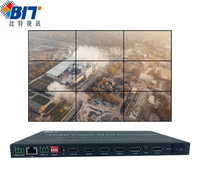 Unterstützt 5 Eingänge (4xHDMI, 1xDP) und 9 HDMI-Ausgänge und ermöglicht den nahtlosen Multi-Screen-Video prozessor