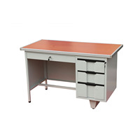 Table de bureau moderne en acier, mobilier de bureau commercial, table de bureau en métal démontable OEM, meilleure vente