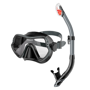 Masque de plongée et ensemble de tuba avec lentille transparente et sangle réglable pour la natation et la plongée - Product Image 3