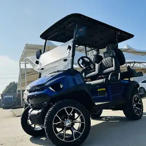 Baru dirancang Lithium Golf Cart 6 kursi listrik Golf Cart berburu Golf listrik