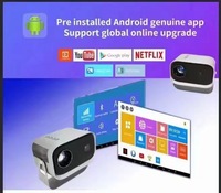 Projecteur PTZ compact de type stand LCD, portable pour les entreprises et l'éducation, 6500 lumens, 720P, LED, stéréo HIFI