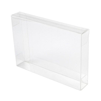 Boîte-cadeau d'emballage en plastique PVC PET transparent dur transparent de taille personnalisée