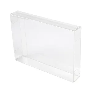 Boîte-cadeau d'emballage en plastique PVC PET transparent dur transparent de taille personnalisée