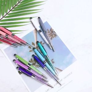 Stylus <b>Pen</b> Wholesale Luxury Gift Diamond Crystal <b>Pen</b> Customizable Logo Metal Ballpoint <b>Pen</b> for Girl - Product Image 3