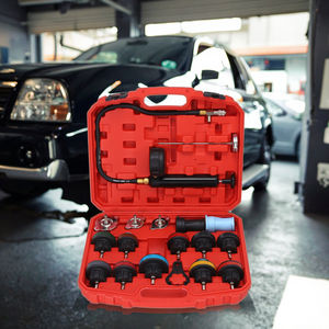 18PCS Automotive Radiator <span class=keywords><strong>Pressure</strong></span> Tester Kit Manuelles Pumpen werkzeug für das Dichtheit diagnose werkzeug des Kühlsystems - Product Image 5