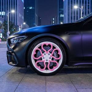 Nouvelles jantes en alliage forgé sur mesure 6061-T6 de 16 à 18 pouces, design en forme de cœur, pour Mini <span class=keywords><strong>Cooper</strong></span> <span class=keywords><strong>Fiat</strong></span> <span class=keywords><strong>500</strong></span> berline - Product Image 3
