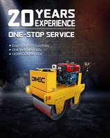 Compacteur vibratoire à roues doubles à essence et diesel PME-R600