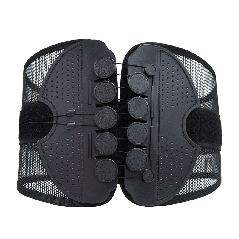 Adjustable Drawstring Pulley System Waist Back