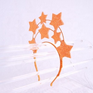 2026 Trendy Colorful Stars & Cartoon Sequin <b>Headband</b> for Kids Party with One Size Fits All - Product Image 4