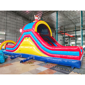 บ้านลมเป่าลมสำหรับเด็กพร้อมสไลเดอร์น้ำและปราสาทกระโดดน้ำ - Product Image 3