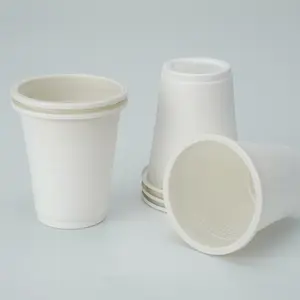 Copos plásticos descartáveis biodegradáveis do amido de milho do ODM do OEM direto do preço de fábrica barato dos copos da bebida do amido de milho de 4oz 120ml