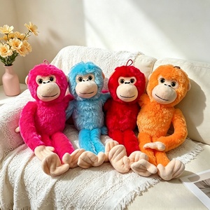 Boneka Monyet Warna-warni Isi Kapas PP, Mainan Boneka Bayi Serbaguna untuk Hadiah Ulang Tahun - Product Image 6
