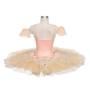 Robe de danse pour petite fille, costume de Ballet Orange, <span class=keywords><strong>Tutu</strong></span>, vêtement de qualité supérieure, pour les enfants, les femmes et les adultes, livraison gratuite - Product Image 6