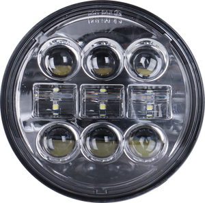Phare LED MS-6030 de 5,75 pouces, rond, pour moto Bajaj à <span class=keywords><strong>3</strong></span> <span class=keywords><strong>roues</strong></span>, faisceau Hi/Lo, projecteur LED, phare scellé - Product Image 1