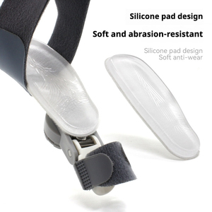 Correcteur orthopédique ajustable pour <span class=keywords><strong>hallux</strong></span> <span class=keywords><strong>valgus</strong></span> avec bouton rotatif, attelle de nuit flexible, semelles intérieures confortables pour le sport - Product Image 3