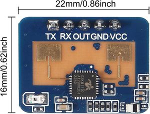 Module de capteur radar de présence humaine LD2410C HLK-LD2410 port série IO 24GHz bande ISM ondes millimétriques CI sans contact - Product Image 5