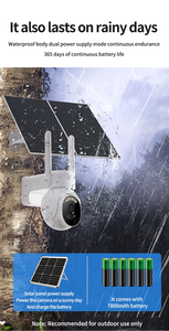 กล้องวงจรปิด OEM Night Vision 3MP พลังงานแสงอาทิตย์ ใช้ซิมการ์ด 4G ไร้สาย ระบบรักษาความปลอดภัย PTZ WiFi <span class=keywords><strong>IP</strong></span> CCTV กล้องโซลาร์กลางแจ้ง - Product Image 6