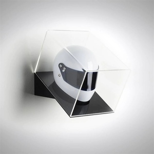 Wall-mounted Half-size Acrylic Helmet <b>Display</b> <b>case</b> - Product Image 1
