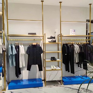 定制零售店夹具金布展示架支架金属精品服装服装架服装展示架 - Product Image 3
