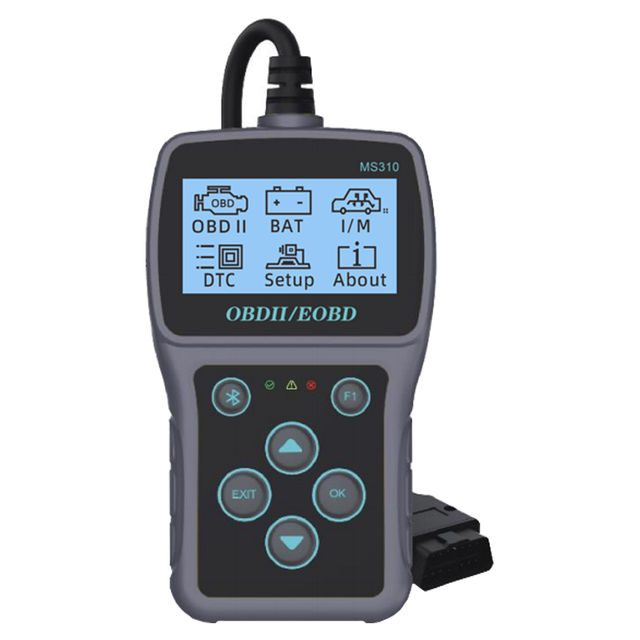 Cactus MS310 Professional OBD2 Scanner Diagnostic Tool 12V 1996+ Vehicles 0C-60C Operating Temp EOBD/JOBD/CAN Compliant