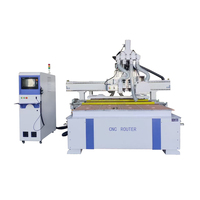 Machine de gravure CNC SDLE 2030 à quatre procédés avec plateforme d'adsorption sous vide élargie