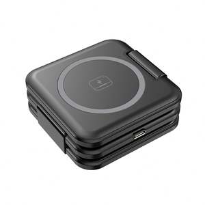 Cargador Inalámbrico Plegable 3 en 1 de 15W, Soporte para Teléfono Móvil, Base de Carga Rápida Magnética Plegable - Product Image 3