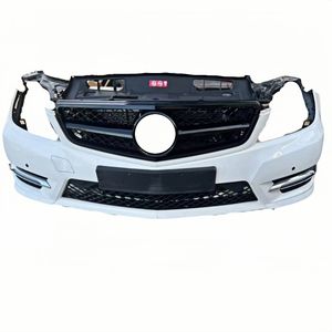 Para Mercedes Benz <span class=keywords><strong>W204</strong></span> AMG Sport, parachoques delantero de lujo, luz antiniebla, recortes, Material ABS de nueva condición para modelos Clase C CLA - Product Image 4