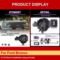 Phares rectangulaires J ONE pour Ford Bronco 2021-2024, éclairage LED pour voiture, mise à niveau retrofit, plug and play, paire