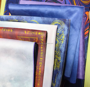 定制散装双面氯丁橡胶游戏垫，用于收藏卡和桌面游戏可折叠2玩家CCG TCG MTG游戏鼠标垫 - Product Image 2