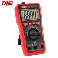 Multimètre numérique intelligent TASI TA801C True RMS AC/DC 600V 10A NCV Gamme automatique 10MHz Fréquence Indicateur de batterie faible Industriel