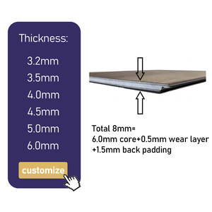 Piso Spc Lvp Planche de vinyle Plancher composite laminé Spc <span class=keywords><strong>Parquet</strong></span> Vinylflooringprix - Product Image 4