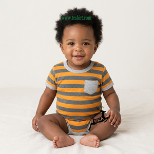 Combinaisons pour bébés personnalisées OEM, vêtements pour nouveau-nés, combinaisons en coton pour enfants, combinaisons pour bébés avec design de couleur personnalisée, fabricant de combinaisons pour bébés - Product Image 1