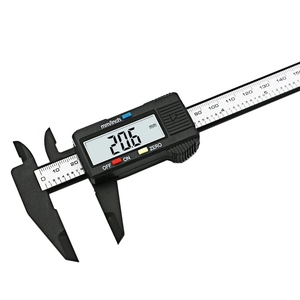 0-150Mm 6 Inch <span class=keywords><strong>Plastic</strong></span> Remklauw Liniaal LCD-Scherm Kalibrador Pie De Rey Diepte Meetinstrument Elektronische Digitale Nonius Schuifmaat - Product Image 2