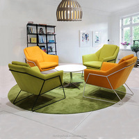 Canapé d'angle de luxe, canapé design moderne, fauteuils mini-canapé, fauteuil en velours vert, fauteuil de relaxation pour salon