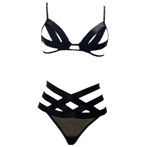 Sous-vêtements sexy, lingerie européenne et américaine très élastique, tentation féminine, bikini à trois points, pyjama, lingerie exotique chaude pour femmes - Product Image 4