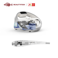 Appareil de nettoyage facial portable de luxe Beautyfish R5 en silicone, technologie d'hydradermabrasion - Nettoyage des pores, points noirs, Royaume-Uni/UE