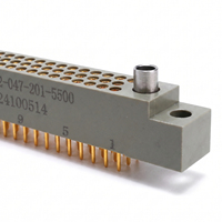 Conector CRM322-047-201-5500 de 1.91 mm, Conector PCB de Alta Densidad de 47 Posiciones, Conector Eléctrico Rectangular de 3 Filas en Línea Recta