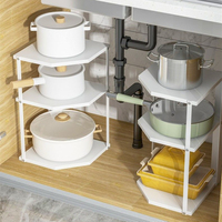 Étagère à casseroles en métal non pliable, multifonctionnelle, écologique, à 5 niveaux, pour comptoirs de cuisine, armoires, rangement de casseroles et poêles