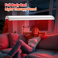 Panel Lampu Merah Medis 1060nm 30 Derajat, Panel Terapi Cahaya Merah Warna Putih dengan Dudukan, Panel Lampu Merah dengan Dudukan, Colokan UK